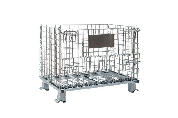 Workshop 50x100 Steel Q235 Folding Wire Mesh Container