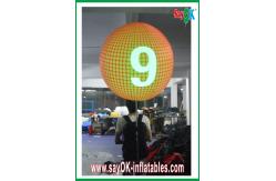 China Customized Diameter 0.8m Inflatable Backpack Balloon Pink For Advertising supplier