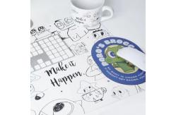 China Custom Printing Gift Souvenir Removable Anti Slip Mouse Pad supplier
