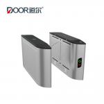 Half Waist Pedestrian Gate One Lane Flap Barrier For Entrance Control Solution for sale