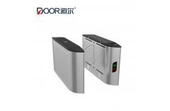 China Half Waist Pedestrian Gate One Lane Flap Barrier For Entrance Control Solution supplier