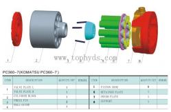 China Hydraulic Piston Pump parts for Komatsu Excavator PC400-7 Main pump supplier