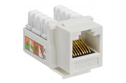 China FCC ROHS RJ45 Keystone Jack Punch Down Network Cat5e Keystone Jack supplier