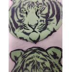 Eco - Friendly Iron On Garment Heat Seal Rubber Patches