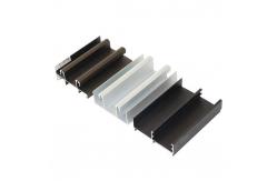 China Handle Sliding Window Track 2.0mm Extruded Aluminum Profiles supplier