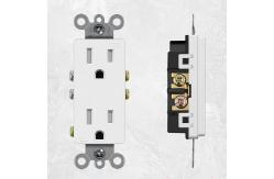 China Residential And Commercial Wall Mounted Socket 15A 125V For Easy Secure Connection supplier