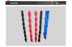 China Flexible Plastic - Wrapped Elevator Compensation Chain , Broken Load ≥15.63 supplier