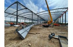 China ODM Modern Prefab 100000 SQM Steel Garage Workshop supplier