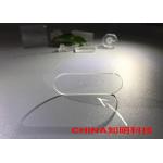 Prolate Ellipse Shape Sapphire Glass Window , Optical Window Glass for Equiment