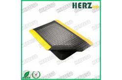 China Yellow / Black Anti Fatigue Mats Industrial 3 Layers Structure Customized Size supplier