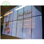 Advanced Driving Method Transparent LED Screen with IP43 Waterproof and Durable Aluminum Cabinet Material for sale