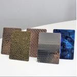 Customizable Embossed Stainless Steel Sheet With High Hardness Cr/Ni Content for sale