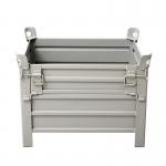 ISO Collapsible 1.0mm Hot Dip Galvanized Steel Box Pallet for sale