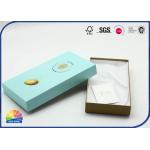 Mint Green Pantone Color Paper Gift Box Matte Lamination Customized With Envelope for sale
