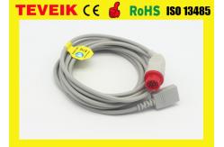 China Kontron Patient Monitor PVC IBP Cable Round 12 Pin With Merit Adapter supplier