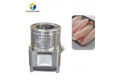 China Brush SS Scale Fleecing Fish Skin Removing Machine Automatic Weakfish supplier