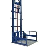 Height 5m Two Post Cargo Lift Elevator 1000KG Freight Lift Elevator for sale