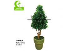 China Interior Decoration Fiber Glass Trunk Artificial Ficus Tree H140cm supplier