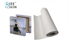 China Waterbased Polyester Canvas Rolls 260gsm Matte Inkjet Canvas Printing supplier