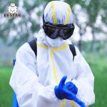 FDA Disposable Hazmat Suit Basic Industry Microporous Disposable Coverall for sale