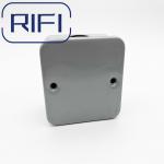 1-Gang 2 Gang Switched Socket  Outlet  Metal Clad In Grey Painted Surface Finish for sale