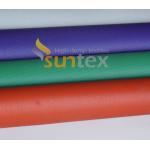 High Temperature Silicone Fabric Fire Resisting Silicone Coated Fiberglass Cloth Fire-Resistant Fiber Fabric for sale