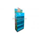 Full Color Printed Cardboard Pop Up Displays 4 Tier With Supportive Tubes for sale