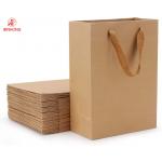Glued 30cm Paper Standing Pouch With Twisted Handles for sale