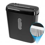 6 Sheets Strip Cut Paper Shredder Machine WITH 8L Mini Basket Bin S636B for sale