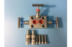 China SS304 Pressure Transmitter Manifold High Pressure 3 5 Way supplier