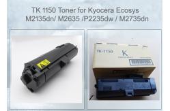 China Kyocera Ecosys Toner M2635DN Toner Kyocera TK-1150 Black 3k Pages supplier