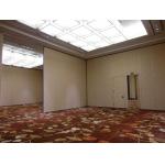 Sound Proofing Sliding Movable Acoustic Room Dividers Melamine Surface 85 mm Type for sale