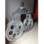 Single Conductor Tandem Sheaves Stringing Blocks For Power Line Construction for sale