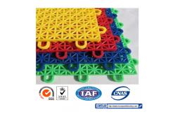 China 97% Rebound Rate Indoor Sports Flooring Removable Plastic Multifunction supplier