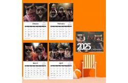 China Personalized  Custom Wall Calendars Full Color Printing supplier