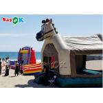 PVC Double Stitching Inflatable Horse Bounce Castle For Backyard