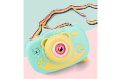 China 3xAA Bubble Machine Camera 240g environmentally friendly materials With LED Light supplier