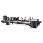 Automatic Paper Box Folding Gluing Carton Stitching Machine 215m/Min