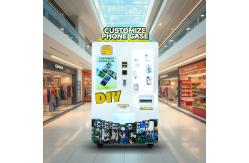 China Airports' Ultimate Solution Personalized Cell Phone Cover Vending Machine With Steel Construction supplier