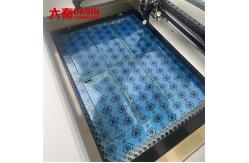 China 700W Tempered Glass Die Cutter For Stickers 3D Daqin Mobile Laser Machine supplier