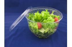 China OEM Customized Shape Disposable Plastic Salad Bowl With Lids supplier