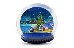 China 5m Customized Inflatable Snow Globe For Party / Event / Promotion supplier