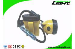 China 10.4Ah Flashing Led Mining Cap Lights Aluminum Cup ABS PC 25000Lux supplier