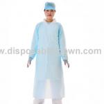 Antibacterial Polythene Disposable Long Sleeve Gown For Clinic for sale