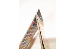 China Small Kids Well Kiss Cut Sticker Printing Gluing Binding Rectangle Circular Shape supplier