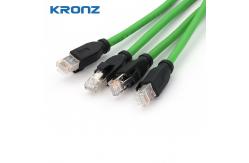 China RJ45 Connector for Secure Connections IP20 Protected TPU Ethernet Cable Cat6A supplier
