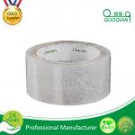 Strong Adhesive White Silent Packing Tape , Clear Custom Masking Tape