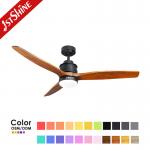 220V Power Saving Remote LED Ceiling Fan 52 Inch 5 Speed Choice