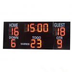 LED Electronic Sports Scoreboard , Multi Sport Scoreboard Front Face UV Protection for sale