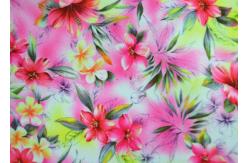 China Semi Bleached Patterned Polyester Fabric / Fine Twill Fabric For Traveling Bags supplier